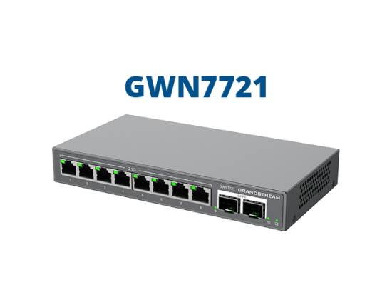 Grandstream GWN7721 8-Port Managed Gigabit Switch Grandstream GWN7721 8-Port Managed Gigabit Switch