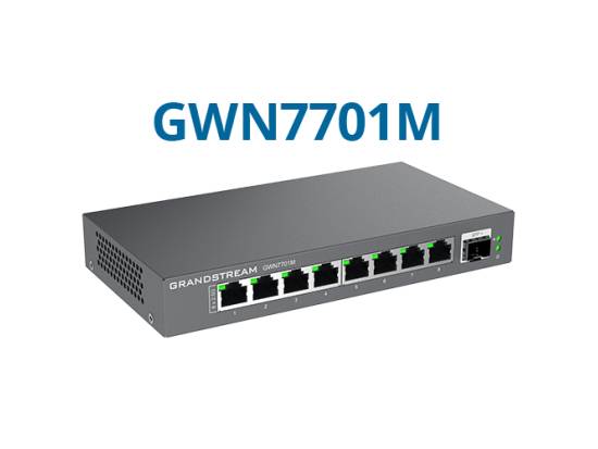 GrandStream GWN7701M 8-Port Unmanaged Gigabit Switch GrandStream GWN7701M 8-Port Unmanaged Gigabit Switch