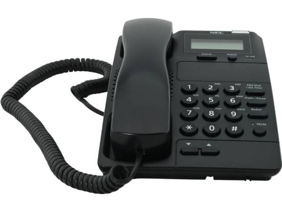 NEC AT-50 Single Line Analog Display Phone - Black NEC AT-50 Single Line Analog Display Phone - Black