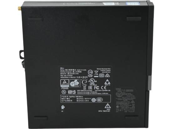 Dell OptiPlex 7050 Micro Computer i3-7100T - No OS - Grade A Dell OptiPlex 7050 Micro Computer i3-7100T - No OS - Grade A