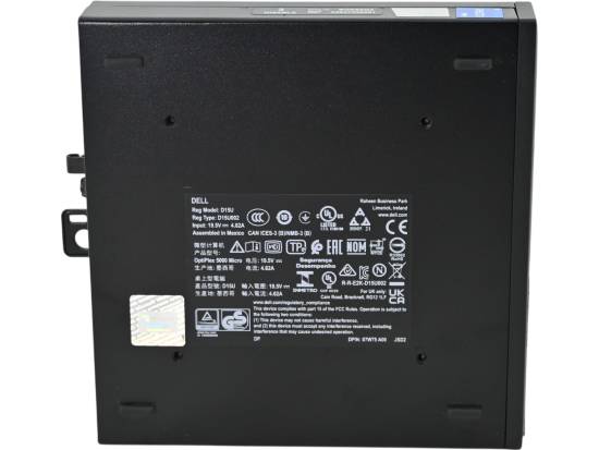 Dell OptiPlex 5000 MFF Computer i5-12500T - Windows 11 Pro - Grade B Dell OptiPlex 5000 MFF Computer i5-12500T - Windows 11 Pro - Grade B