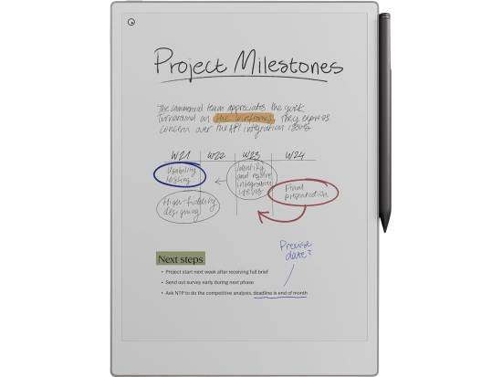 reMarkable Paper Pro 11.8" Tablet w/ Marker Plus & Gray Folio - Refurbished