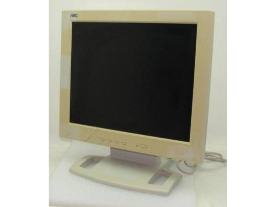 AOC TFT1780 - Grade A - 17" LCD Monitor YELLOWED