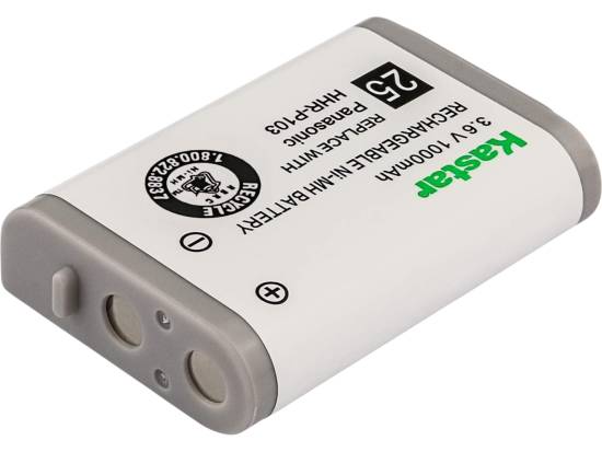 Kastar HHR-P103 3.6V 1000mAh Rechargeable Battery (NI-MH) Kastar HHR-P103 3.6V 1000mAh Rechargeable Battery (NI-MH)