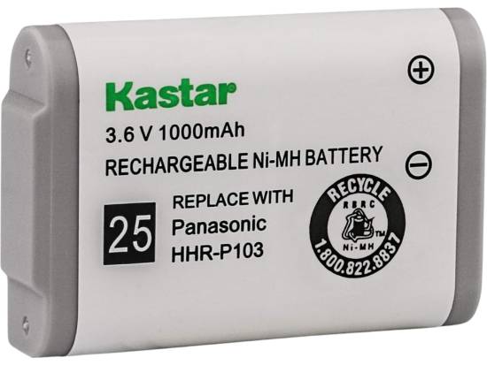 Kastar HHR-P103 3.6V 1000mAh Rechargeable Battery (NI-MH) Kastar HHR-P103 3.6V 1000mAh Rechargeable Battery (NI-MH)