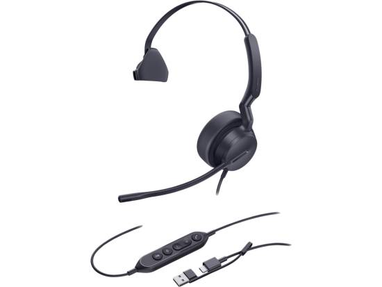 Yealink UH42 Mono Wired USB-C/A Headset - Teams Yealink UH42 Mono Wired USB-C/A Headset - Teams