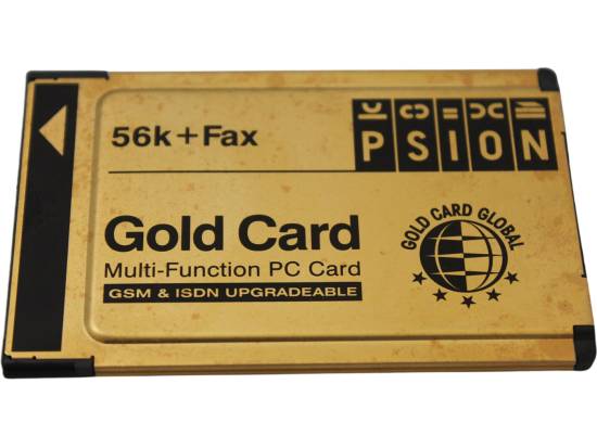Psion Dacom Gold Card 56K + Fax 10/100 Ethernet Card Psion Dacom Gold Card 56K + Fax 10/100 Ethernet Card