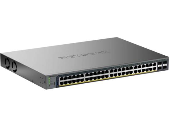 Netgear GS752TPv3 Smart Managed Pro 48-Port Gigabit PoE+ Switch - Refurbished Netgear GS752TPv3 Smart Managed Pro 48-Port Gigabit PoE+ Switch - Refurbished