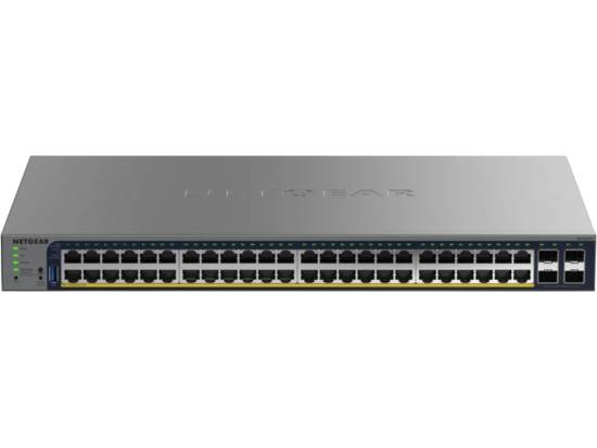 Netgear GS752TPv3 Smart Managed Pro 48-Port Gigabit PoE+ Switch - Refurbished Netgear GS752TPv3 Smart Managed Pro 48-Port Gigabit PoE+ Switch - Refurbished