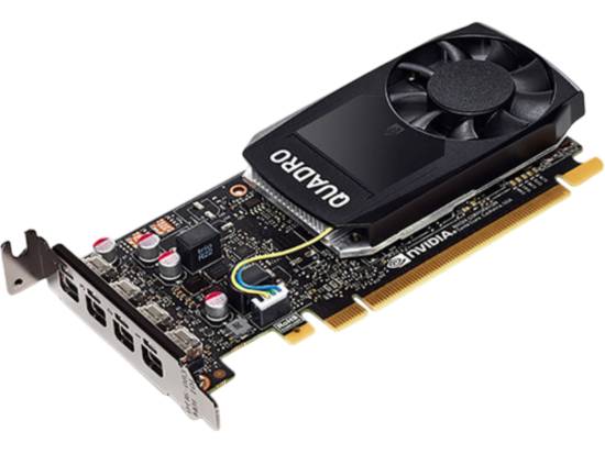 PNY NVIDIA Quadro P1000 4GB GDDR5 4DisplayPorts PCI-Express Video Card Full Height - 0G7T21 -Refurbished PNY NVIDIA Quadro P1000 4GB GDDR5 4DisplayPorts PCI-Express Video Card Full Height - 0G7T21 -Refurbished