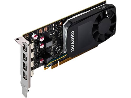 PNY NVIDIA Quadro P1000 4GB GDDR5 4DisplayPorts PCI-Express Video Card Full Height - 0G7T21 -Refurbished PNY NVIDIA Quadro P1000 4GB GDDR5 4DisplayPorts PCI-Express Video Card Full Height - 0G7T21 -Refurbished