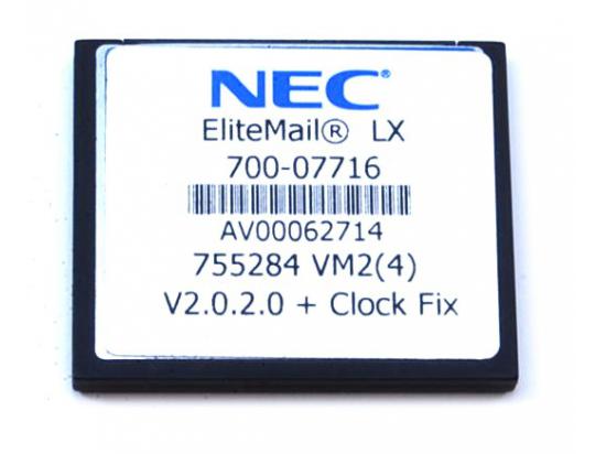 NEC EliteMail LX VM2(4) software CF card  (750284/755284)