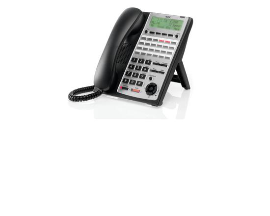 660004 NEC Univerge ITZ-24D-3 Black 24-Button VOIP Display Phone 