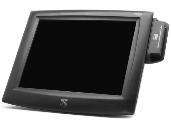 Elo Touch Systems ET1525L-8UWC-1-MSRKB 15" LCD Touchscreen Monitor w/ Card Reader - Grade C