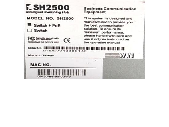 WIN SH2500 24-Port Intelligent Switching Hub - W/POE WIN SH2500 24-Port Intelligent Switching Hub - W/POE
