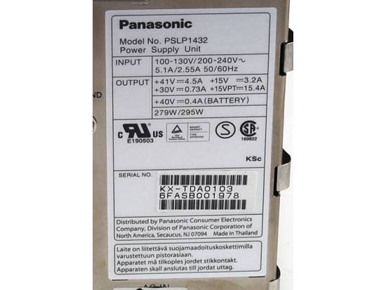 Panasonic KX-TDA0103 PSU-L Power Supply Panasonic KX-TDA0103 PSU-L Power Supply