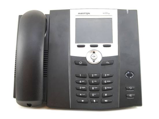 Aastra 6725ip Black Gigibit IP Color Display Speakerphone - Grade B Aastra 6725ip Black Gigibit IP Color Display Speakerphone - Grade B