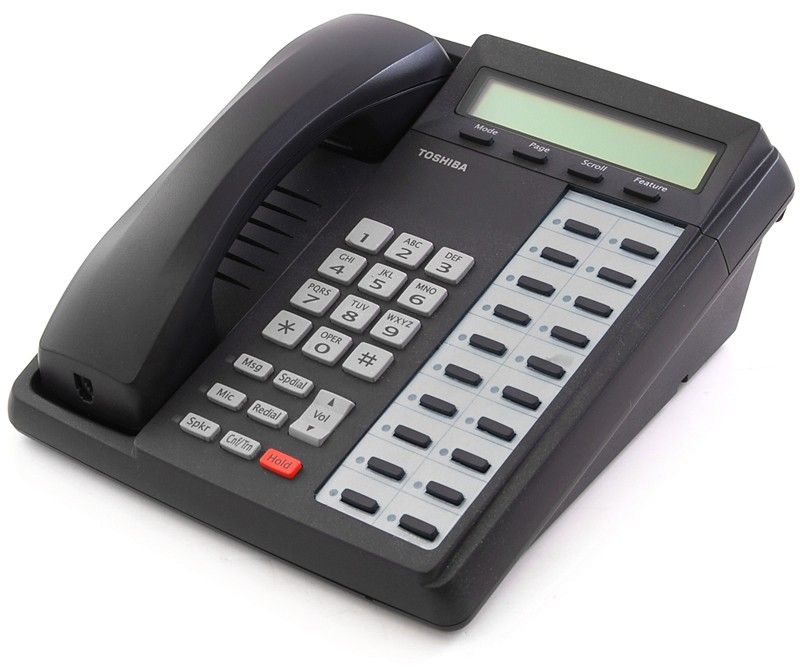 Toshiba Strata DKT3020-SD 20-Button Charcoal Display Speakerphone - Grade A