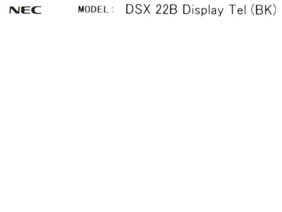 NEC DSX DX7NA-22BTXH 22B 22-Button Black Display Speakerphone - Grade A NEC DSX DX7NA-22BTXH 22B 22-Button Black Display Speakerphone - Grade A