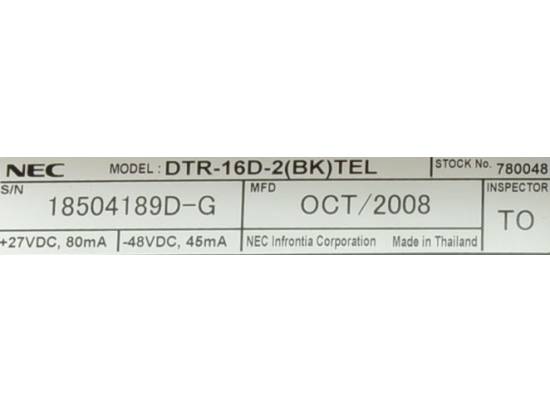 NEC DTR-16D-2(BK)Tel Black Display Phone (780048) NEC DTR-16D-2(BK)Tel Black Display Phone (780048)