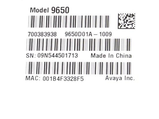 Avaya 9650 16-Button IP Display Speakerphone Avaya 9650 16-Button IP Display Speakerphone