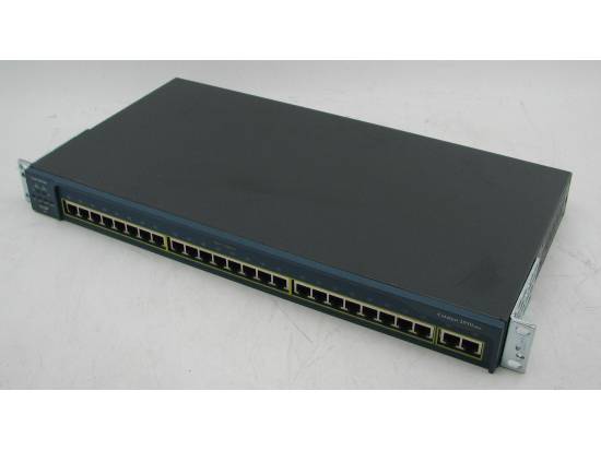 Cisco Catalyst 2950 WS-C2950T-24 24-Port 10/100 2-Port 10/100/1000 Managed Switch - Refurbished
