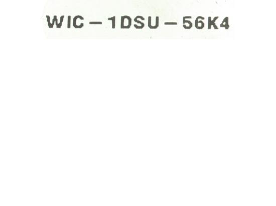 Cisco DSU 56K 1-Port Network Interface Card Cisco DSU 56K 1-Port Network Interface Card