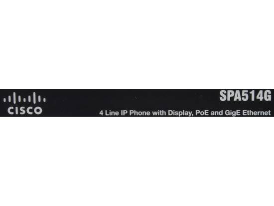 Cisco SPA514G IP 4-Line Gigabit SIP Phone Cisco SPA514G IP 4-Line Gigabit SIP Phone
