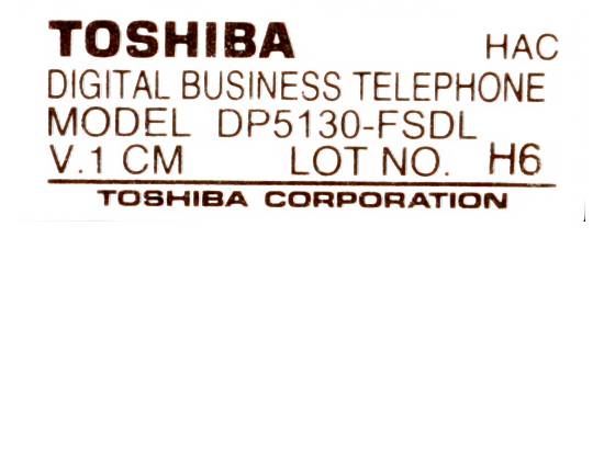 Toshiba Strata DP5130-FSDL Full Duplex Backlit Large Display Speakerphone Toshiba Strata DP5130-FSDL Full Duplex Backlit Large Display Speakerphone