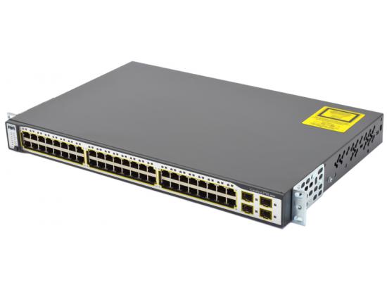 Cisco Catalyst WS-C3750-48TS-E 48-Port 10/100 Managed Switch - Grade A