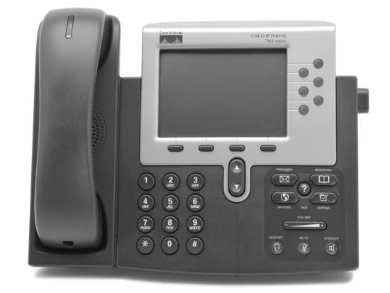 Cisco CP-7961G Charcoal IP Display Speakerphone - Grade B Cisco CP-7961G Charcoal IP Display Speakerphone - Grade B