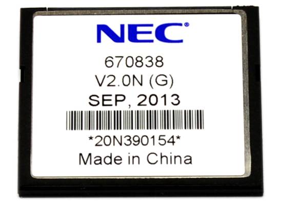 NEC Univerge SV8100 PVA CNF Conferencing App Compact Flash Card (670838) NEC Univerge SV8100 PVA CNF Conferencing App Compact Flash Card (670838)