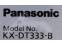Panasonic KX-DT333-B Black Digital Display Phone - Grade B