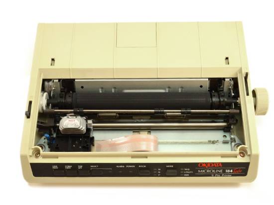 Okidata Microline 184 Turbo Parallel Dot Matrix Impact Printer (62408901) - Standard Emulation Okidata Microline 184 Turbo Parallel Dot Matrix Impact Printer (62408901) - Standard Emulation