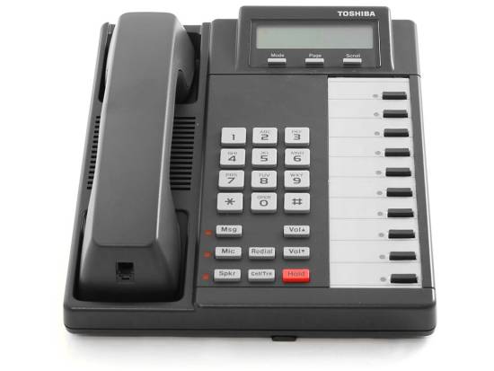 Toshiba Strata DKT2010-SD 10-Button Charcoal Digital LCD Display Phone - Grade A Toshiba Strata DKT2010-SD 10-Button Charcoal Digital LCD Display Phone - Grade A