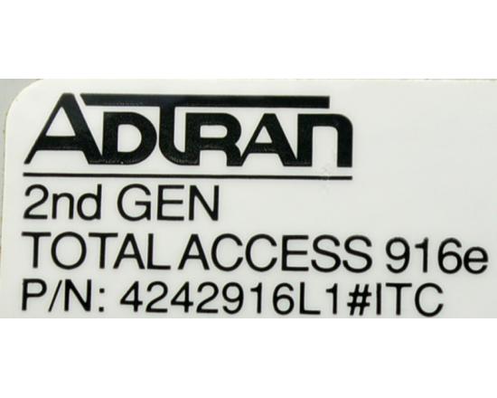 Adtran Total Access 916e 2nd Gen IP Multi-T1 Gateway - Refurbished Adtran Total Access 916e 2nd Gen IP Multi-T1 Gateway - Refurbished