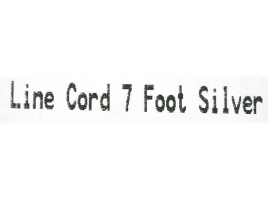 Line Cord Male to Male 7 Foot 4 Pin Silver RJ-11 Telephone Cord Line Cord Male to Male 7 Foot 4 Pin Silver RJ-11 Telephone Cord