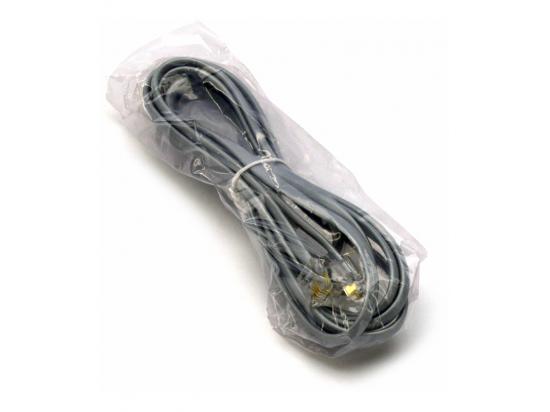 Phone Handset Line Cord  Silver 4 Pin 7ft 