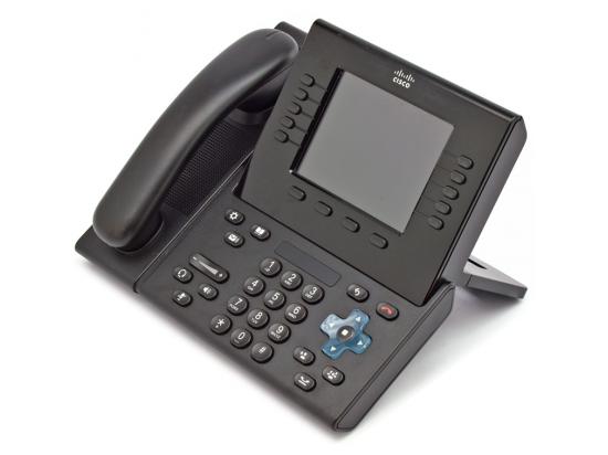 Cisco CP-8961 Black 12-Button Gigabit IP Color Display Phone - Grade A