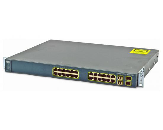 Cisco 3560G WS-C3560G-24PS-S 24-Port 10/100/1000 Switch - Refurbished