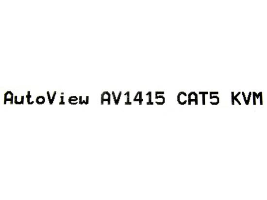 Avocent AutoView AV1415 8-Port KVM Switch Avocent AutoView AV1415 8-Port KVM Switch
