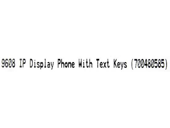 Avaya 9608 24-Button Black IP Display Speakerphone W/Text Keys - Grade A Avaya 9608 24-Button Black IP Display Speakerphone W/Text Keys - Grade A
