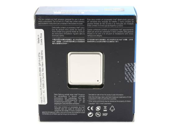 Intel Xeon-E5-2609 2.4 GHz Quad Core Processor Intel Xeon-E5-2609 2.4 GHz Quad Core Processor