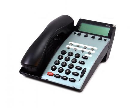 NEC Series E DTU DTP 8D 16D 32D 1 2 BK TEL Black Phone Handset Coil Cord 25' FT 