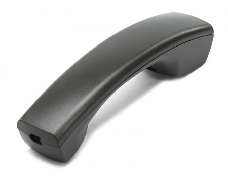 12 Foot Handset Coil Cord For Polycom SoundPoint IP Phones – Charcoal Black (The VoIP Lounge)