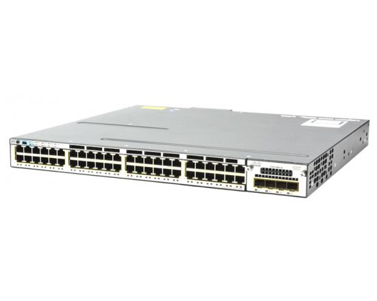 Cisco Catalyst 3750X WS-C3750X-48PF-S 48-Port 10/100/1000 PoE Managed Switch