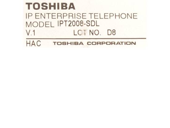 Toshiba Strata IPT2008-SDL 16-Button Charcoal IP Large Display Speakerphone Toshiba Strata IPT2008-SDL 16-Button Charcoal IP Large Display Speakerphone