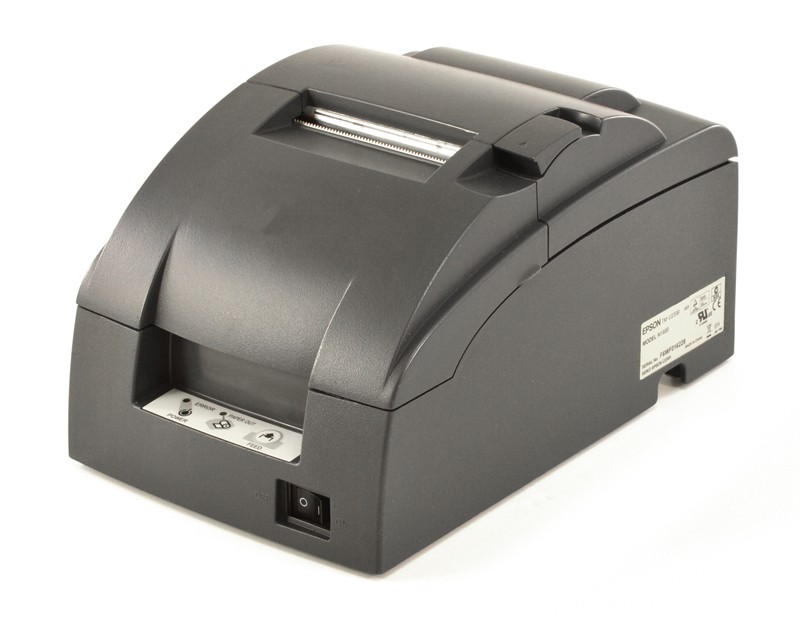 Epson Model TM-U220B POS Dot Matrix Receipt Printer M188B Serial w power Supply 