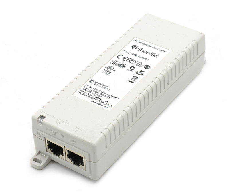 Weno Networks Universal 48V Wall Plug POE Injector for Most Cisco/POLYCOM/AASTRA/MITEL/SHORETEL Phones 