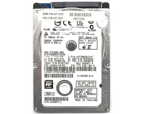 Hitachi 500GB 7200RPM 2.5" SATA Hard Disk Drive HDD (z7k500) Hitachi 500GB 7200RPM 2.5" SATA Hard Disk Drive HDD (z7k500)